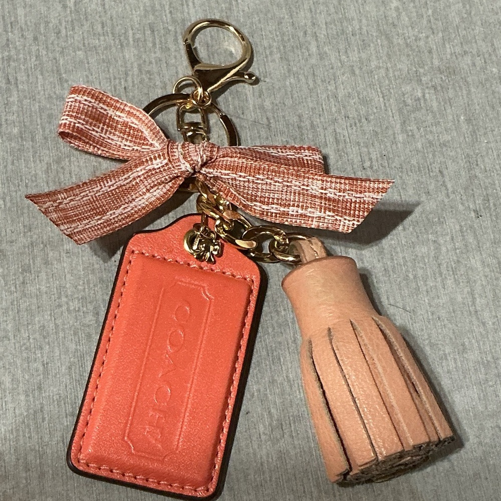 Coach Hangtag On Handmade Keychain